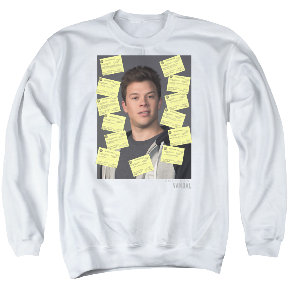 American Vandal Detention - Men's Crewneck Sweatshirt Men's Crewneck Sweatshirt American Vandal   