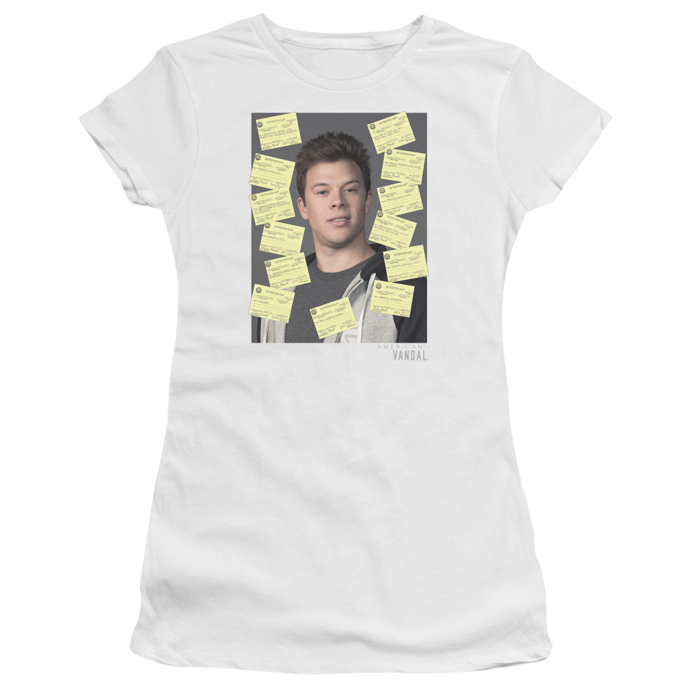 American Vandal Detention - Juniors T-Shirt Juniors T-Shirt American Vandal   