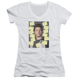 American Vandal Detention - Juniors V-Neck T-Shirt Juniors V-Neck T-Shirt American Vandal   