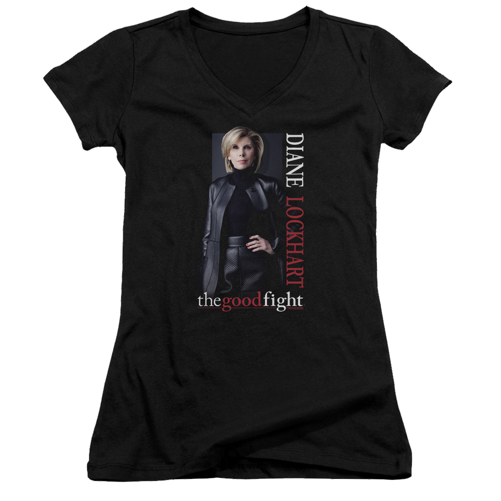 Good Fight, The Diane - Juniors V-Neck T-Shirt Juniors V-Neck T-Shirt Good Fight   