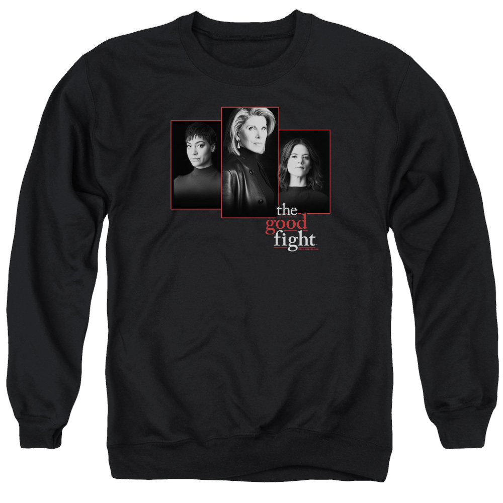 Good Fight, The The Good Fight Cast - Men's Crewneck Sweatshirt Men's Crewneck Sweatshirt Good Fight   