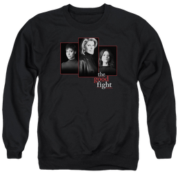 Good Fight, The The Good Fight Cast - Men's Crewneck Sweatshirt Men's Crewneck Sweatshirt Good Fight   