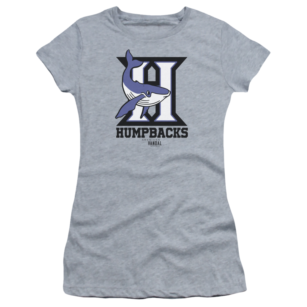 American Vandal Humpbacks - Juniors T-Shirt Juniors T-Shirt American Vandal   