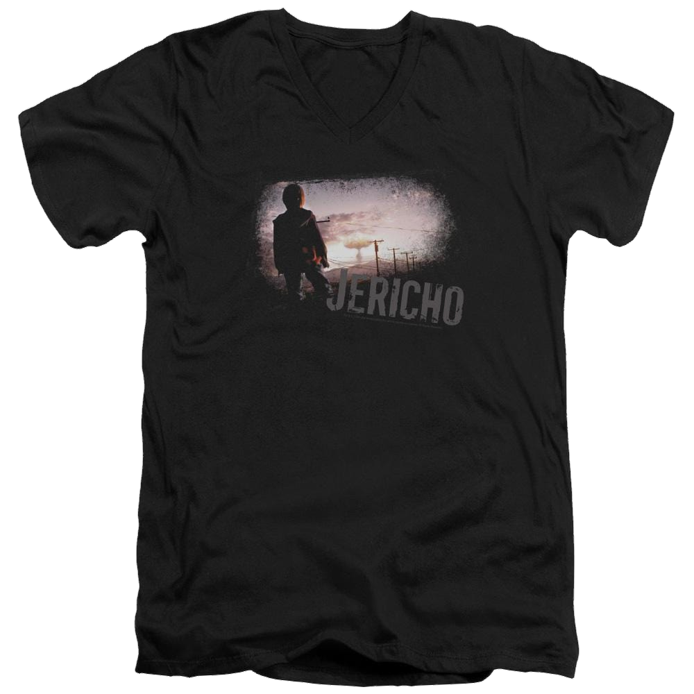 Jericho Mushroom Cloud Men's V-Neck T-Shirt Men's V-Neck T-Shirt Jericho   