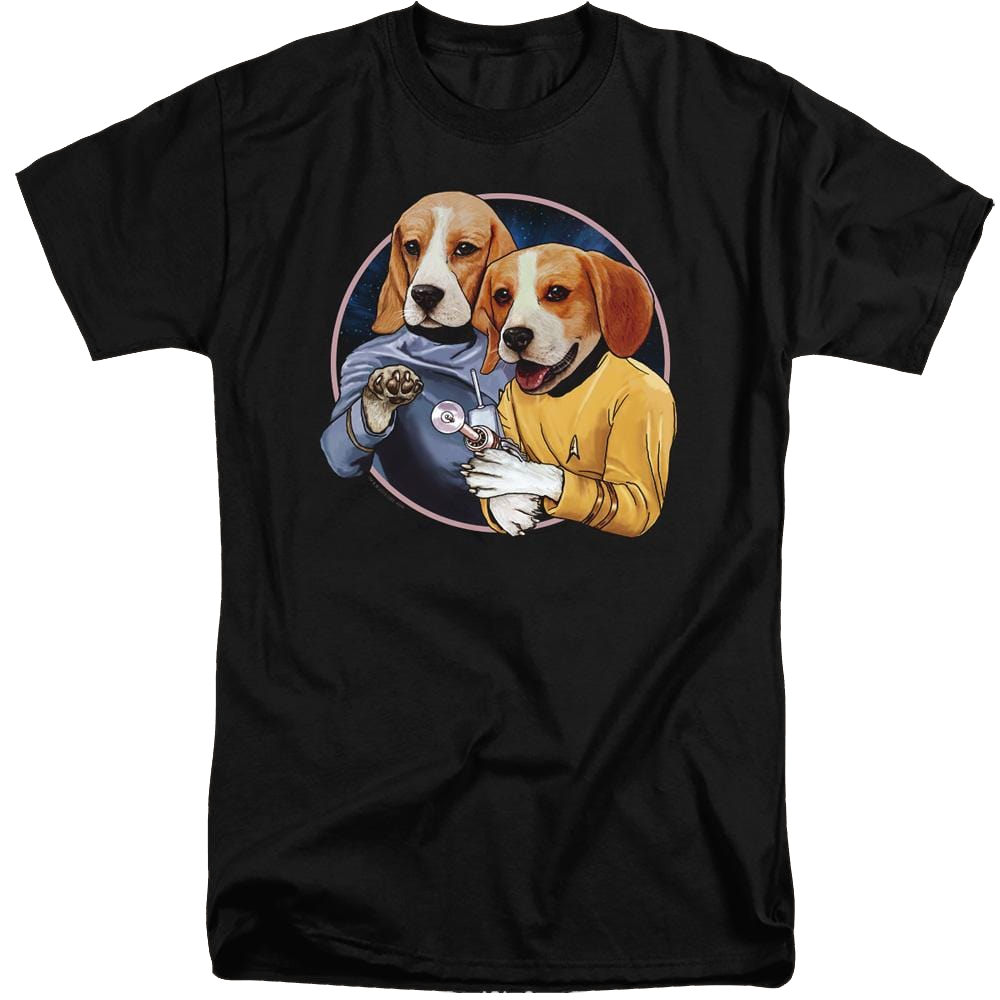 Star Trek The Original Series Trek Dogs - Men's Tall Fit T-Shirt Men's Tall Fit T-Shirt Star Trek   