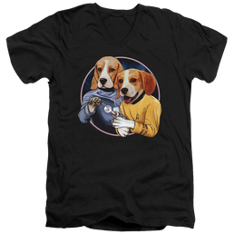 Star Trek The Original Series Trek Dogs - Men's V-Neck T-Shirt Men's V-Neck T-Shirt Star Trek   