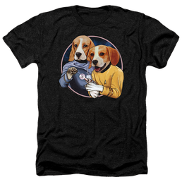 Star Trek The Original Series Trek Dogs - Men's Heather T-Shirt Men's Heather T-Shirt Star Trek   