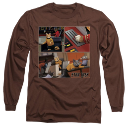 Star Trek The Original Series Warp Speed Triptych - Men's Long Sleeve T-Shirt Men's Long Sleeve T-Shirt Star Trek   