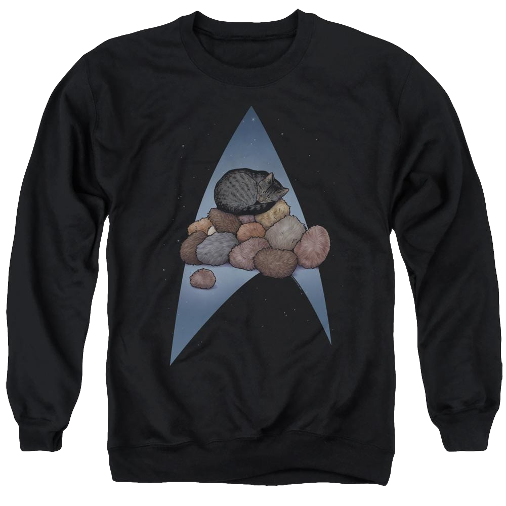 Star Trek The Original Series Five Year Nap - Men's Crewneck Sweatshirt Men's Crewneck Sweatshirt Star Trek   