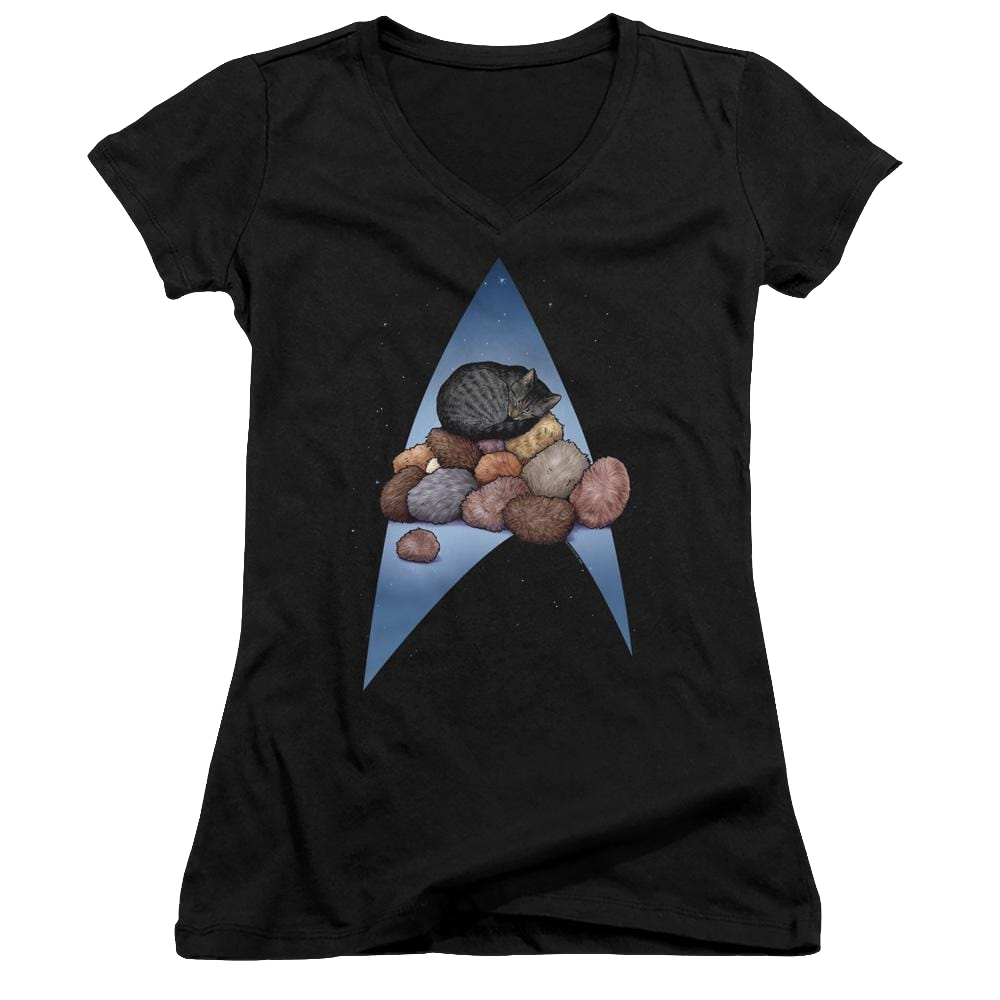 Star Trek The Original Series Five Year Nap - Juniors V-Neck T-Shirt Juniors V-Neck T-Shirt Star Trek   
