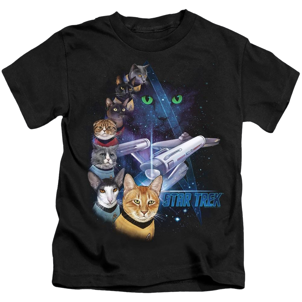 Star Trek The Original Series Feline Galaxy - Kid's T-Shirt Kid's T-Shirt (Ages 4-7) Star Trek   