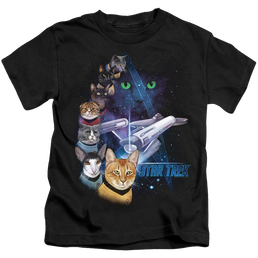 Star Trek The Original Series Feline Galaxy - Kid's T-Shirt Kid's T-Shirt (Ages 4-7) Star Trek   