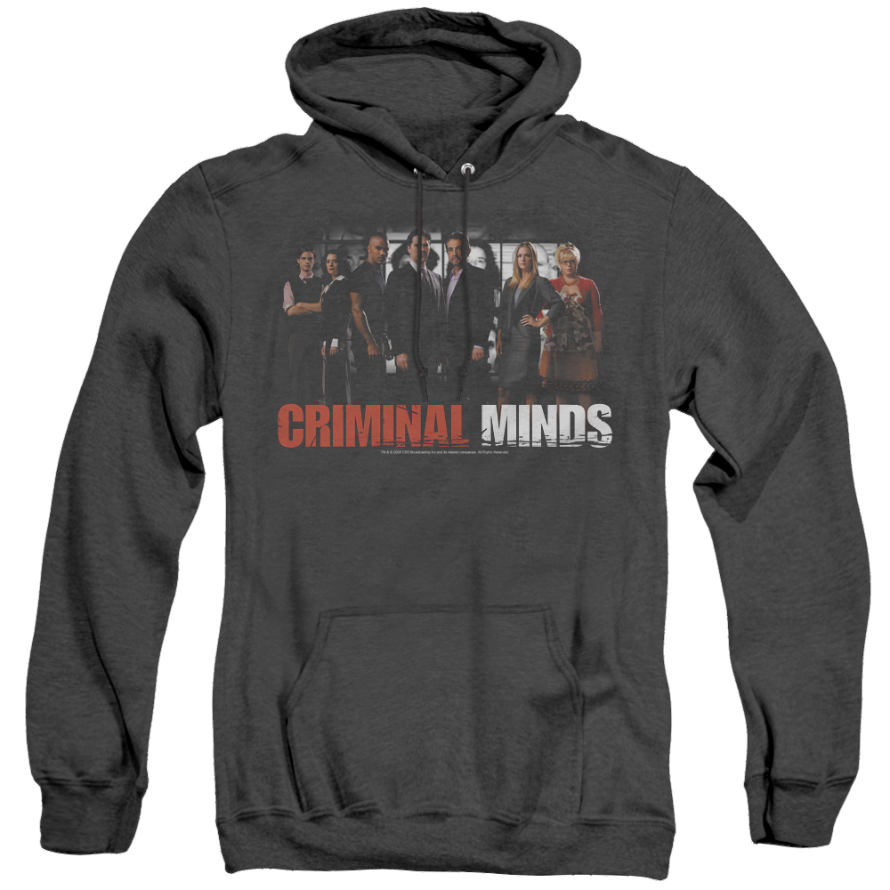 Criminal Minds The Brain Trust - Heather Pullover Hoodie Heather Pullover Hoodie Criminal Minds   