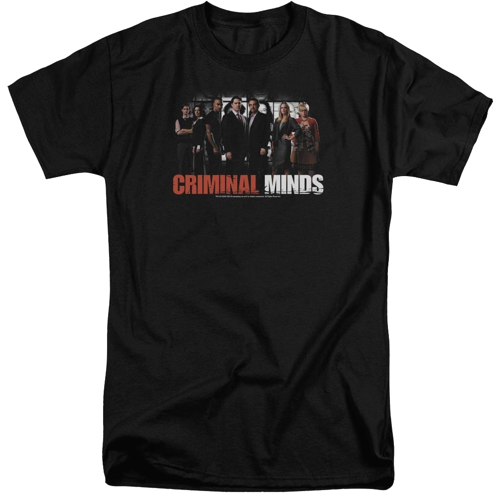Criminal Minds The Brain Trust - Men's Tall Fit T-Shirt Men's Tall Fit T-Shirt Criminal Minds   