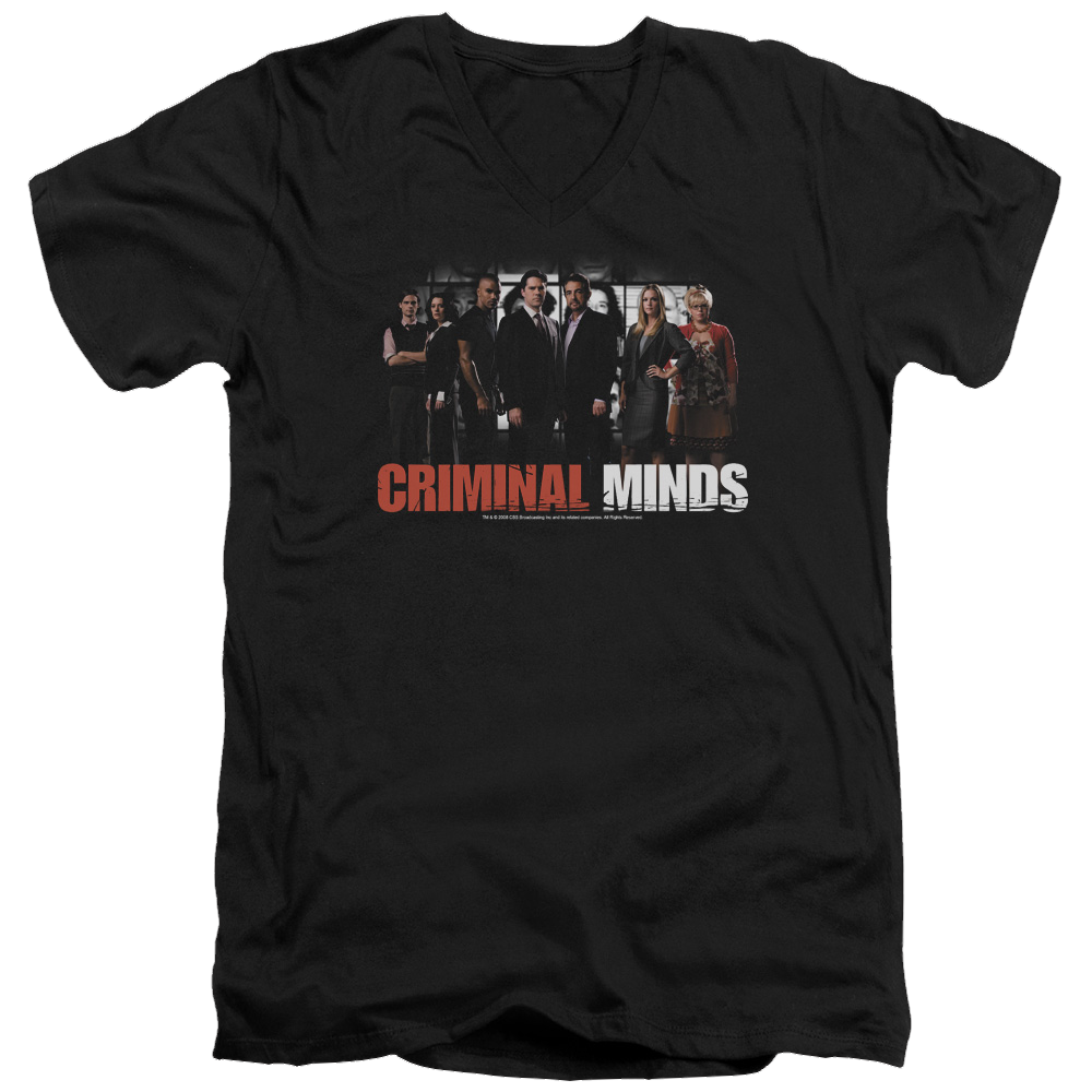 Criminal Minds The Brain Trust - Men's V-Neck T-Shirt Men's V-Neck T-Shirt Criminal Minds   