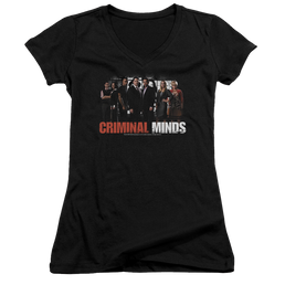 Criminal Minds The Brain Trust - Juniors V-Neck T-Shirt Juniors V-Neck T-Shirt Criminal Minds   