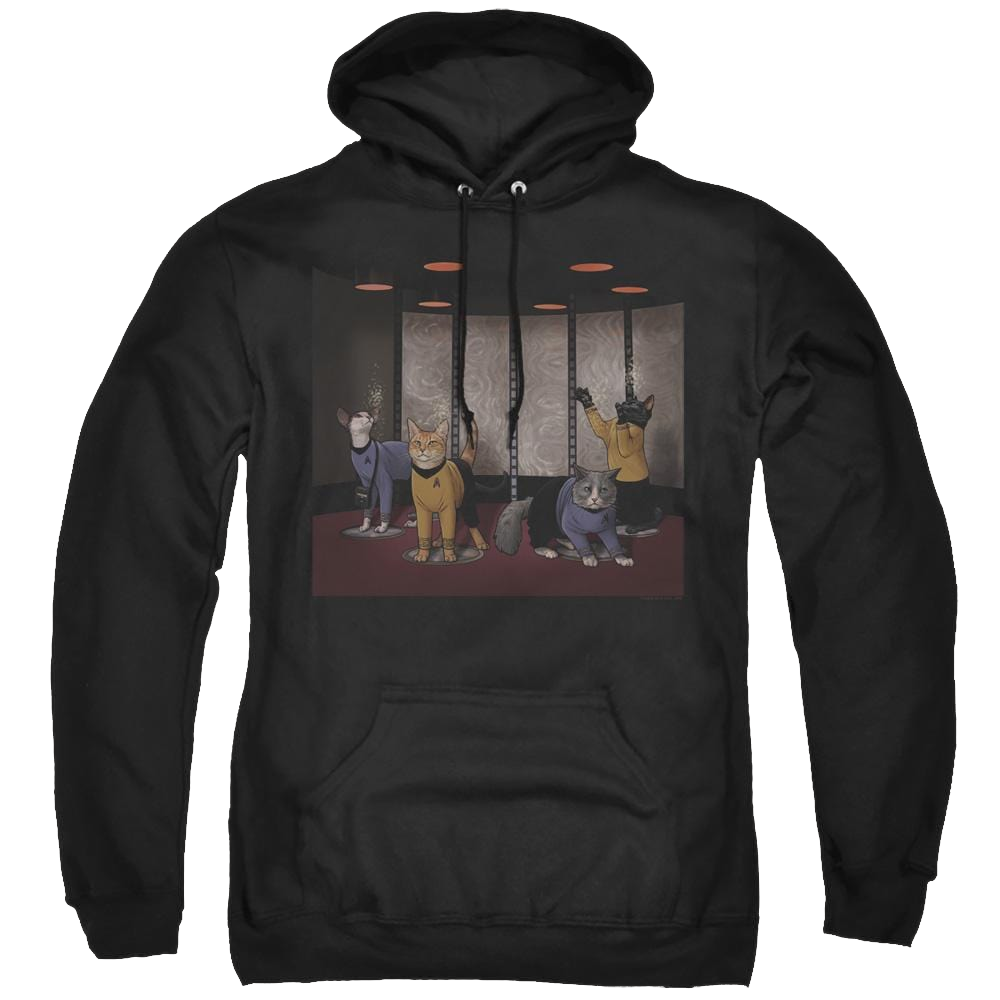 Star Trek The Original Series Beam Meow Up - Pullover Hoodie Pullover Hoodie Star Trek   