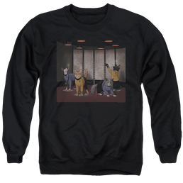 Star Trek The Original Series Beam Meow Up - Men's Crewneck Sweatshirt Men's Crewneck Sweatshirt Star Trek   