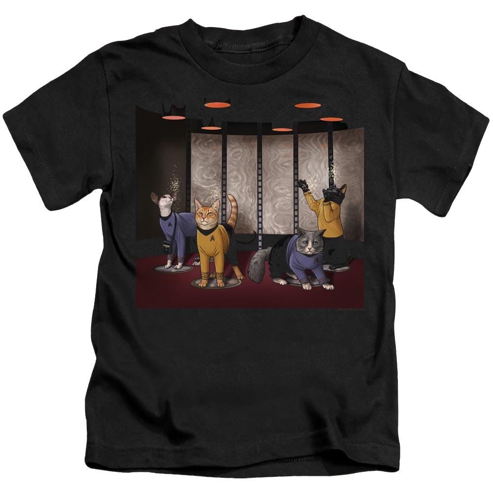Star Trek The Original Series Beam Meow Up - Kid's T-Shirt Kid's T-Shirt (Ages 4-7) Star Trek   
