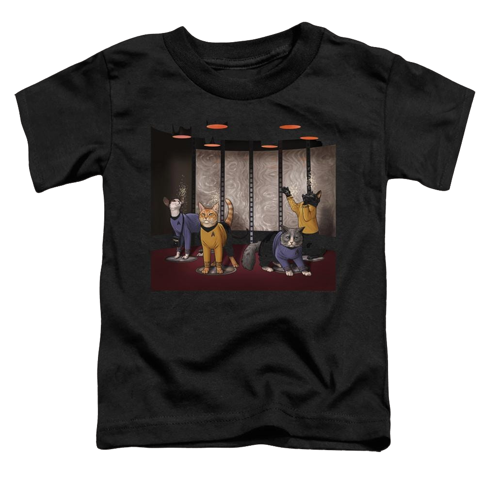 Star Trek The Original Series Beam Meow Up - Toddler T-Shirt Toddler T-Shirt Star Trek   