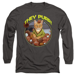 Star Trek The Original Series The Purr - Men's Long Sleeve T-Shirt Men's Long Sleeve T-Shirt Star Trek   