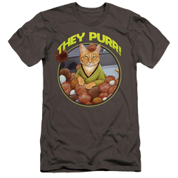 Star Trek The Original Series The Purr - Men's Premium Slim Fit T-Shirt Men's Premium Slim Fit T-Shirt Star Trek   