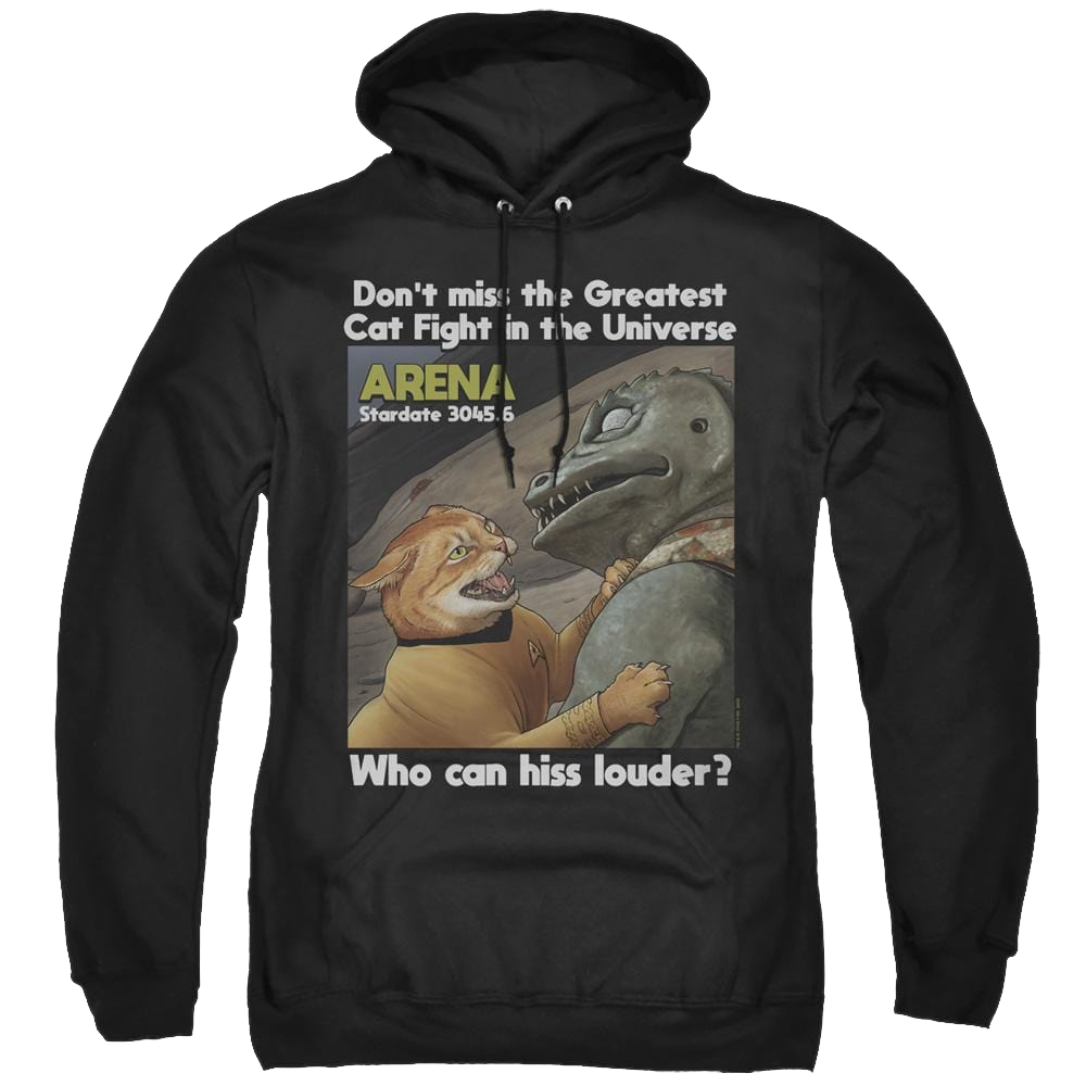 Star Trek The Original Series Cat Fight - Pullover Hoodie Pullover Hoodie Star Trek   