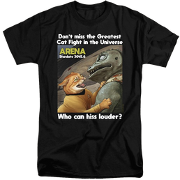 Star Trek The Original Series Cat Fight - Men's Tall Fit T-Shirt Men's Tall Fit T-Shirt Star Trek   