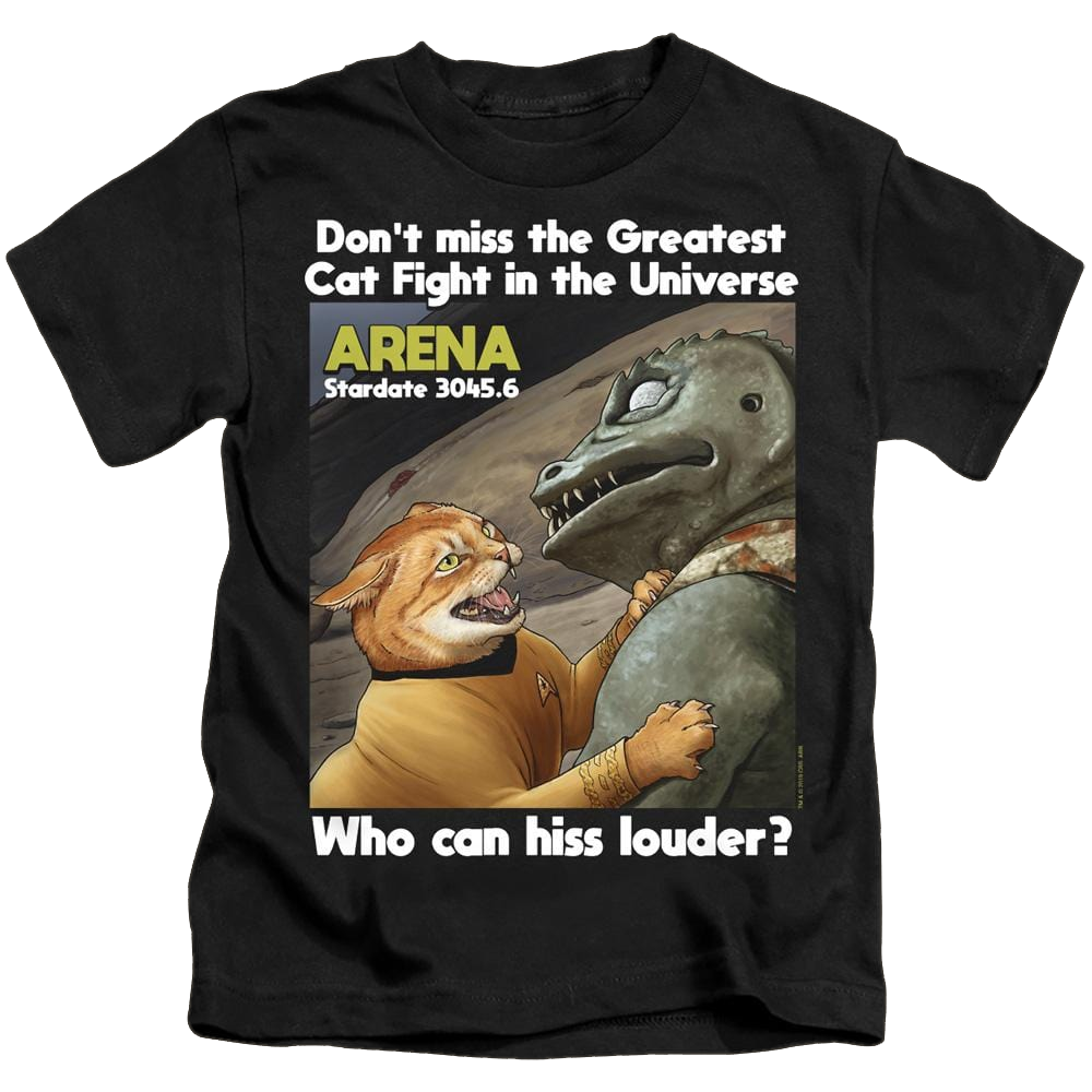 Star Trek The Original Series Cat Fight - Kid's T-Shirt Kid's T-Shirt (Ages 4-7) Star Trek   