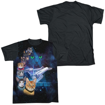 Star Trek The Original Series Cast Of Cats men's black back t-shirt