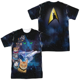 Star Trek The Original Series Cast Of Cats (Front/Back Print) - Men's All-Over Print T-Shirt Men's All-Over Print T-Shirt Star Trek   