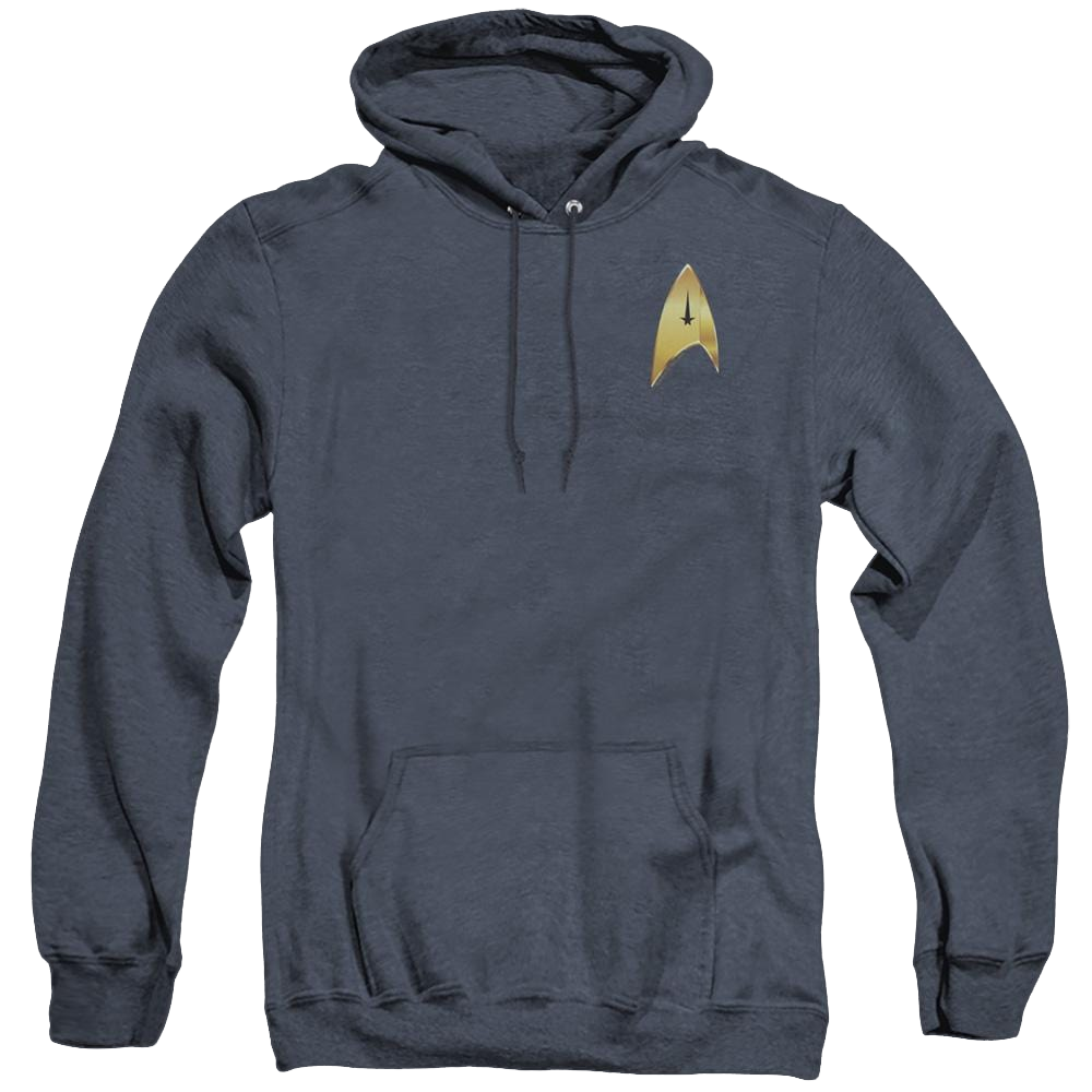 Star Trek Discovery Command Badge - Heather Pullover Hoodie Heather Pullover Hoodie Star Trek   