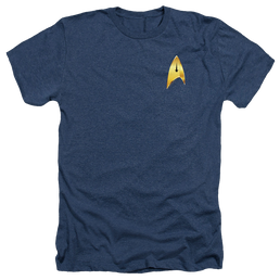 Star Trek Discovery Command Badge - Men's Heather T-Shirt Men's Heather T-Shirt Star Trek   