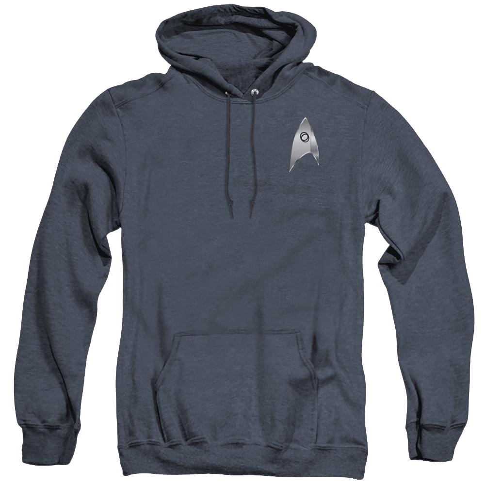 Star Trek Discovery Sciences Badge - Heather Pullover Hoodie Heather Pullover Hoodie Star Trek   