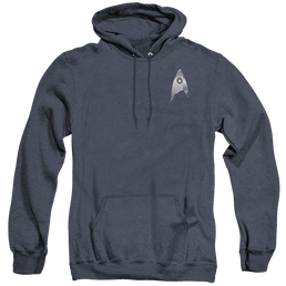Star Trek Discovery Sciences Badge - Heather Pullover Hoodie Heather Pullover Hoodie Star Trek   