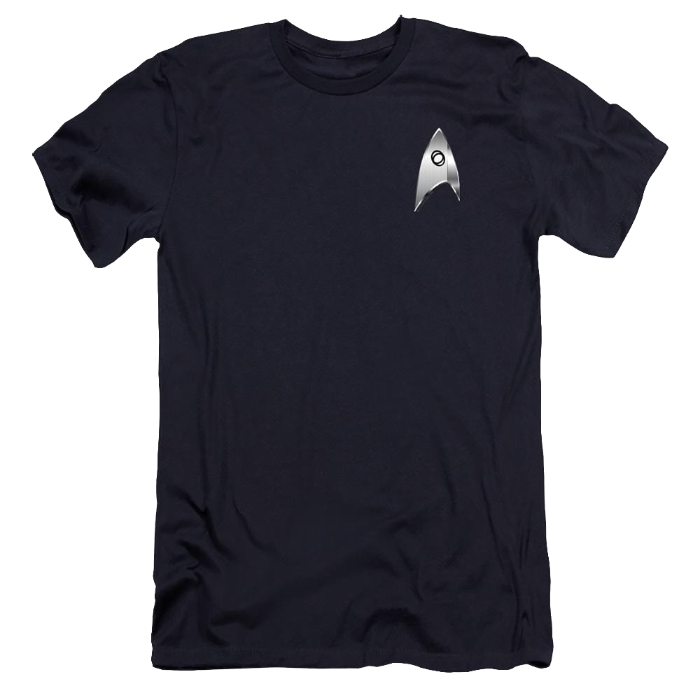 Star Trek Discovery Sciences Badge - Men's Premium Slim Fit T-Shirt Men's Premium Slim Fit T-Shirt Star Trek   