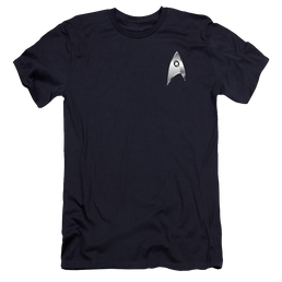 Star Trek Discovery Sciences Badge - Men's Premium Slim Fit T-Shirt Men's Premium Slim Fit T-Shirt Star Trek   