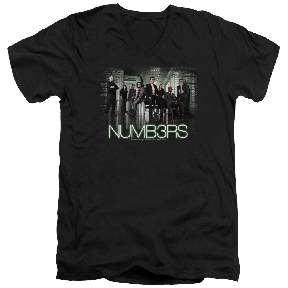 Numbers Numbers Cast - Men's V-Neck T-Shirt Men's V-Neck T-Shirt Numbers   
