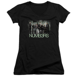 Numbers Numbers Cast - Juniors V-Neck T-Shirt Juniors V-Neck T-Shirt Numbers   