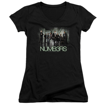 Numbers Numbers Cast - Juniors V-Neck T-Shirt Juniors V-Neck T-Shirt Numbers   