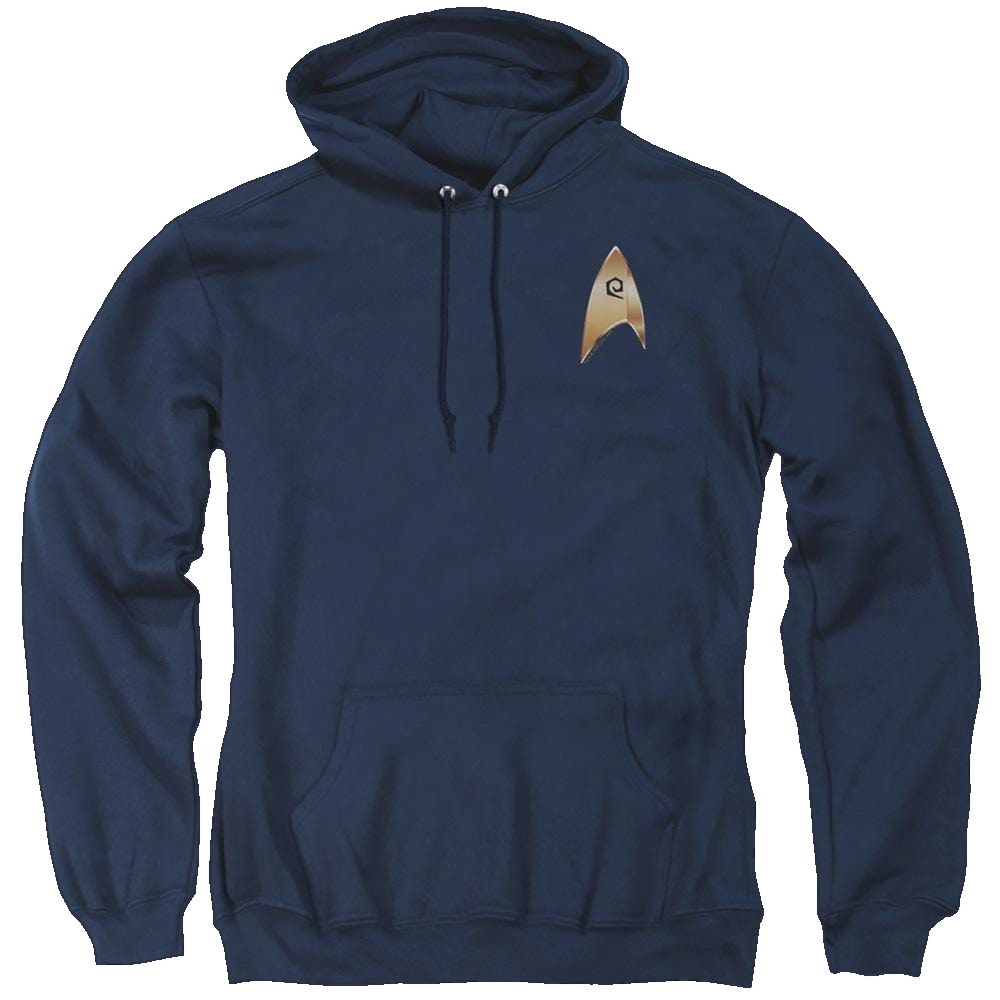 Star Trek Discovery Operations Badge - Pullover Hoodie Pullover Hoodie Star Trek   