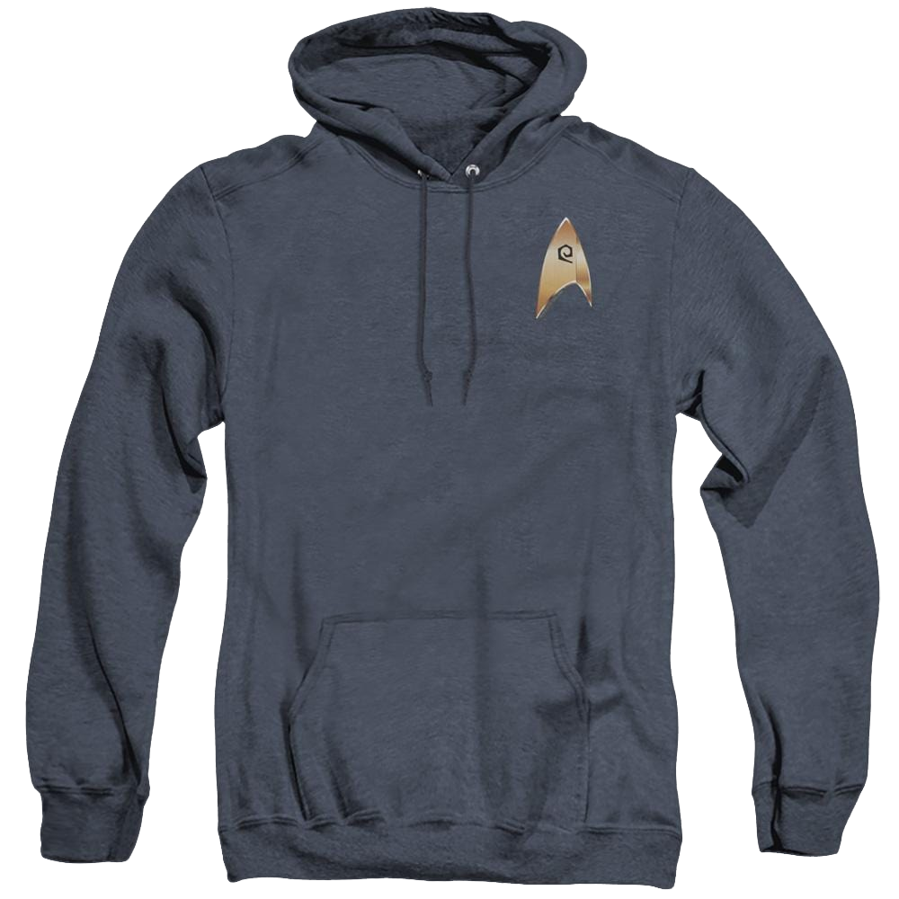Star Trek Discovery Operations Badge - Heather Pullover Hoodie Heather Pullover Hoodie Star Trek   