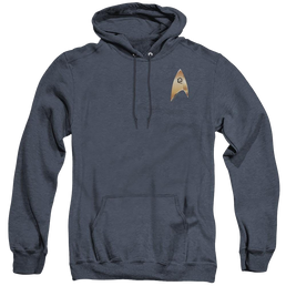 Star Trek Discovery Operations Badge - Heather Pullover Hoodie Heather Pullover Hoodie Star Trek   
