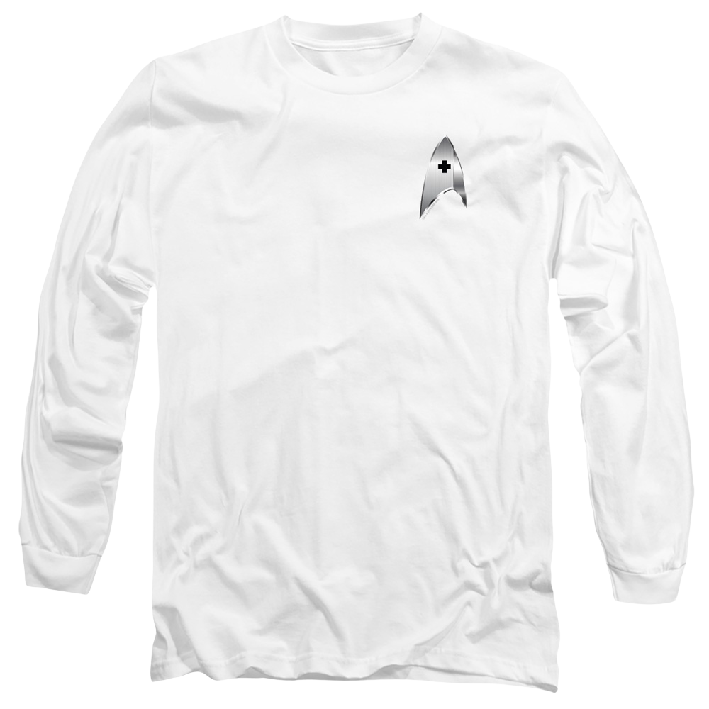Star Trek Discovery Medical Badge - Men's Long Sleeve T-Shirt Men's Long Sleeve T-Shirt Star Trek   