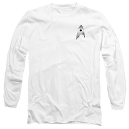 Star Trek Discovery Medical Badge - Men's Long Sleeve T-Shirt Men's Long Sleeve T-Shirt Star Trek   