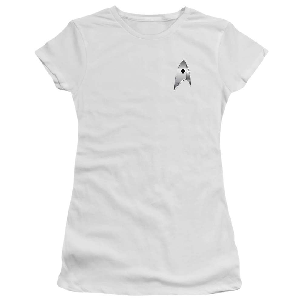 Star Trek Discovery Medical Badge - Juniors T-Shirt Juniors T-Shirt Star Trek   