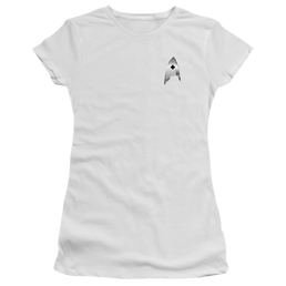 Star Trek Discovery Medical Badge - Juniors T-Shirt Juniors T-Shirt Star Trek   