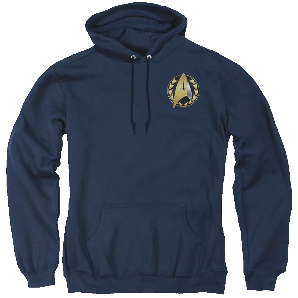 Star Trek Discovery Admiral Badge - Pullover Hoodie Pullover Hoodie Star Trek   