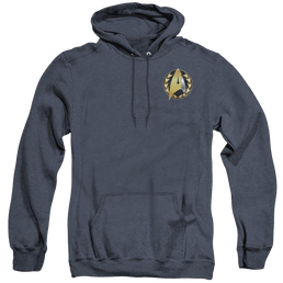 Star Trek Discovery Admiral Badge - Heather Pullover Hoodie Heather Pullover Hoodie Star Trek   