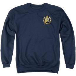 Star Trek Discovery Admiral Badge - Men's Crewneck Sweatshirt Men's Crewneck Sweatshirt Star Trek   